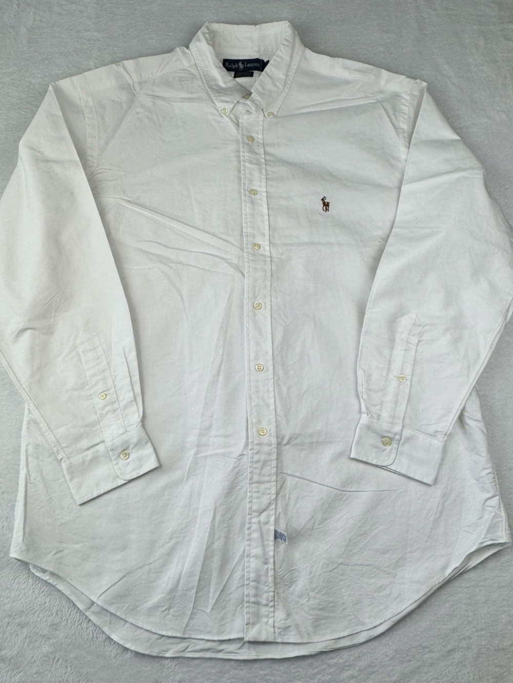 Polo Ralph Lauren 100% cotton button-down shirt. No stains. Men’s size 16.5 x 34